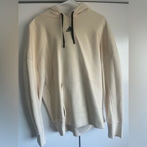 Adidas Off-White Hoodie with Black Accents